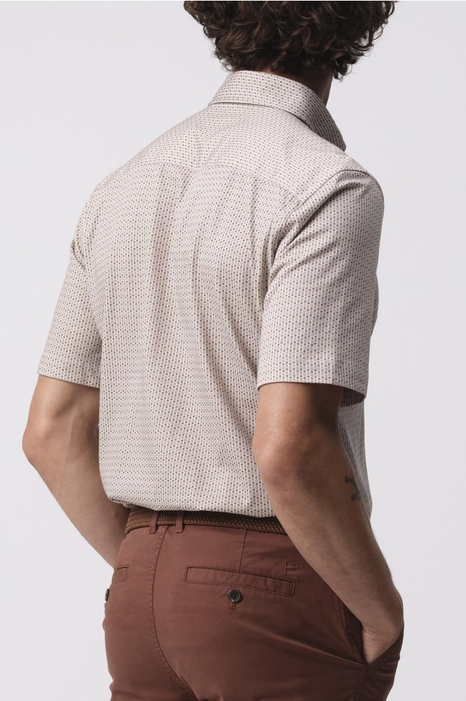 RANGER OVERHEMD KM 096150 8506 COCA MOCHA BROWN DESSIN